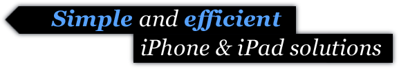 Simple and efficient iPhone & Web solutions